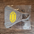 MISC: REUSABLE MASK - YELLOW ZELDA GEM (NEW)